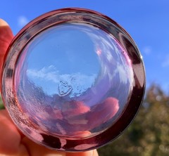 Vintage Cranberry Drinking Glasses Tumblers Retro Federal Glass 1930’s Set of 6