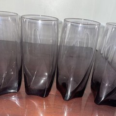 Libbey Imperial Plum Purple Swirl Glasses