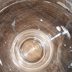 Vintage Federal Glass Retro MCM Clear Hollow Stem 16 Oz. Beer or Soda Glass
