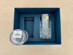 Waterford Mastercraft Irish Lace Hiball Highball Glass 13.5 oz Set of 2 BNIB