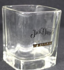 Jack Daniels Whiskey Set of Four on the Rocks Glasses and Two Shot Glasses