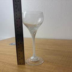Rosenthal Snowflower Wine Glass / Cocktail Confetti Crystal 6.75”