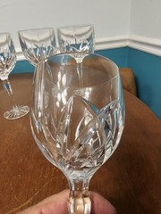 Marquis by Waterford Brookside set of 4 All Purpose Beverage Goblet Crystal