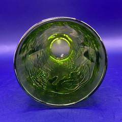 vintage Indiana Glass Company Iridescent «Harvest Grape» tumbler «Harvest Blue»
