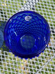 Vintage Fenton Hobnail Cobalt Blue Tumbler 4″