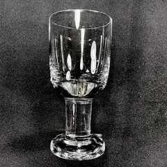 VTG Krosno Thor Thick Stem Glass Wine Goblet SVEND JENSEN 7.25″ MCM Star Trek