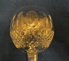 Waterford Crystal Colleen Hock Wine Glass Set of 2, 7 3/8″ Tall, Great Condition