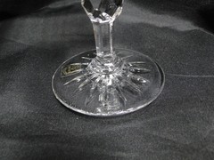 Rogaska Gallia, Gray & Polished Florals: Iced Tea, 9 5/8″, Star Base, As Is