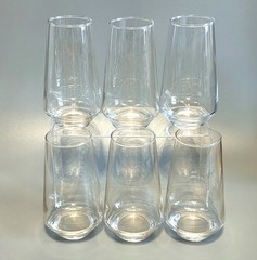 (601) Bohemia Tapered Tumblers Set Of 6 *similar to the Schott Zwiesel PURE Line
