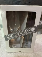 LOT OF 14 TOAST THE MILLENNIUM Toasting Flutes by Mikasa. BRAND NEW 1999 Product