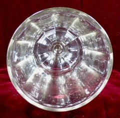 EAPG Goblet Inverted Prism King Son & Co Clear Glass 1883 #150