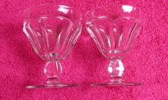 (SET OF 2) Heisey (Colonial) 4″ OYSTER/FRUIT COCKTAIL GLASSES Exc (2 set avail)