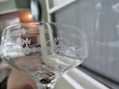 Set of 5 Fostoria Clear Special Cut Etched Rosilyn Sherbet 4 1/4 inch Free Ship