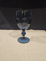 Libby Goblet Dusty Blue Duratuff Gibraltar Water Ice Tea Wine Glass
