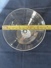 Simon Pearce Stratton Martini Glass Air Twist Stem