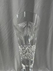 Set of 6- Waterford Crystal Millennium Peace Dove Toasting Flute Champagne Glass