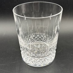 Waterford Crystal «Happy Birthday» Double Old Fashioned Glass 4.25″ Nice