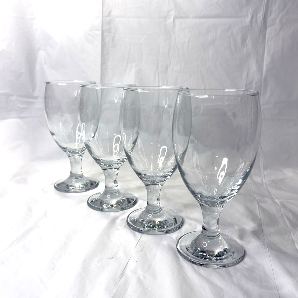 Anchor Hocking (Libbey) Classic 16oz Goblet Drinking Glass (Set of 4)