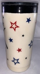 Patriotic Stainless Steel Tumbler Land of the Free Because Of The Brave 1776