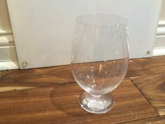 Riedel Tyrol Shyrah wine glass clear undecorated heavy foot 6.5» excellent rare
