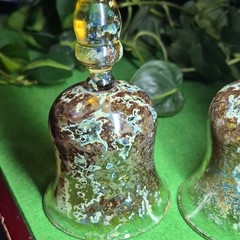 Vintage 1970s Hortensja Mimoza Chalices Polish Art Glass Kazanecki/Kowalczyk 6pc
