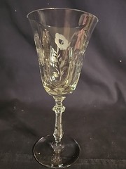 Marlene Rock Sharpe 1940s, 7 5/8in. Hand-blown Crystal Water Goblet Replacement