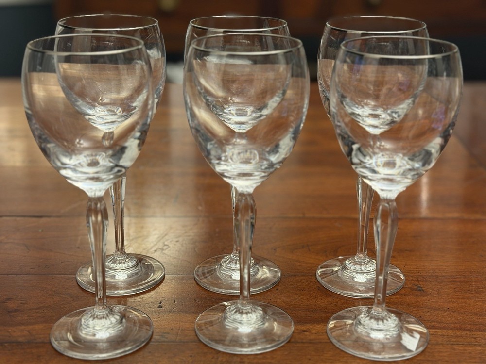 Marquis by Waterford ALLEGRA PLATINUM Crystal Wine Glasses Goblets – Set of 6