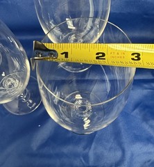 Set of 12 Rondelle (Plain Bowl, No Trim)by GORHAM CRYSTAL (Very Rare)
