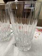 Set of 3 Reed & Barton Crystal Soho Highball Glasses