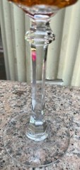 BACCARAT CRYSTAL RHINE WINE GLASS COLBERT COLOR MINT