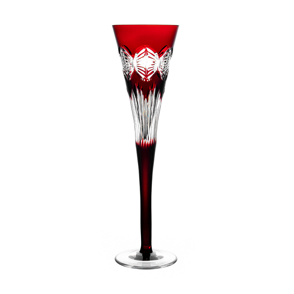 Waterford Times Square ‘Serenity’ Ruby Red Champagne Flute