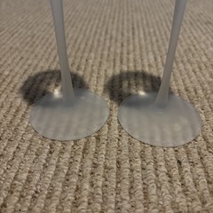 Mikasa «Sea Mist Clear» Ribbed Frosted Stem Crystal Champagne Flute VGUC