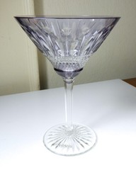 St Louis Crystal TOMMY Purple Martini Glass, New with Tags