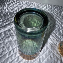 J Preziosi Lavorato A Mano Made in Italy Green Tumbler Glasses Pair