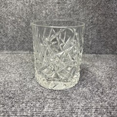 4 inch Heavy Cut Crystal Style Whiskey Glass Double Old Fashioned USA 30