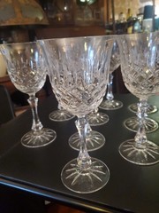 Setvof 10 Tiffin Elyse Water Goblets 8.25 In