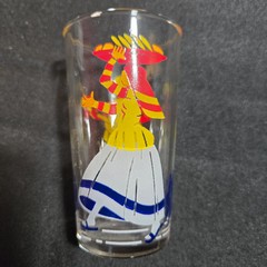 Hazel Atlas MCM Spanish Mexican Fiesta Tumblers Juice Glasses Set of 4
