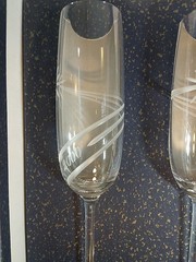 Marquis Waterford Crystal Millennium Celebration Toasting Flutes 2000 Marked New