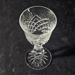 ROGASKA GIMBLES CORDIAL GLASSES, Cut Lead Crystal, 5″, 2 Oz, SLOVENIA, 4PCS