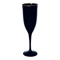 Noritake REMEMBRANCE EBONY Black Gold Trim Wine Water Iced Tea Glass NEW CHOOSE