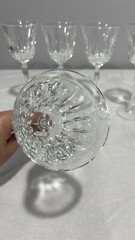 Mikasa Crystal Interlude Park Avenue 8″ Wine Glasses Goblets Set Of 5