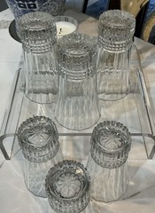 Set-6 Cristal D’Arques Durand Victoria 6 ¼” Crystal 16 oz Tumbler Glasses