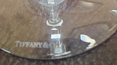 TIFFANY & CO CLASSIC Y CHAMPAGNE FLUTE Blown Lead Crystal, 9 1/4″, 6 oz,
