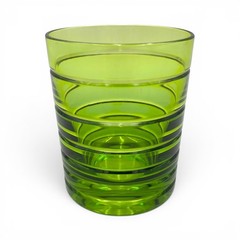 Nachtmann Skin Reseda Lime Green Crystal Old Fashioned Tumbler, Made in Germany