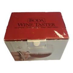 Boda Wine Taster Glass Cup Handmade In Sweden Design By Bertil Vallien w/ Box