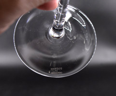 Marquis by Waterford YOURS TRULY Etched Crystal (2)Champagne Flutes w/Box 11.25″
