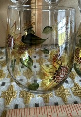Portmeirion Botanic Garden-Spode-Trad Mr&Mrs, Groom Wine Goblets-10 GLASSES
