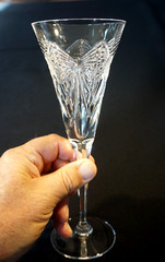 Beautiful Waterford Millennium Happiness Champagne Flute