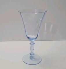 5-Cambridge Glass 3130 MOONLIGHT BLUE sherry goblet wine 5 -3/4″T set of 5