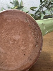 Deneen Pottery Another Broken Egg Cafe Green Stoneware Beer Mug New Orleans
